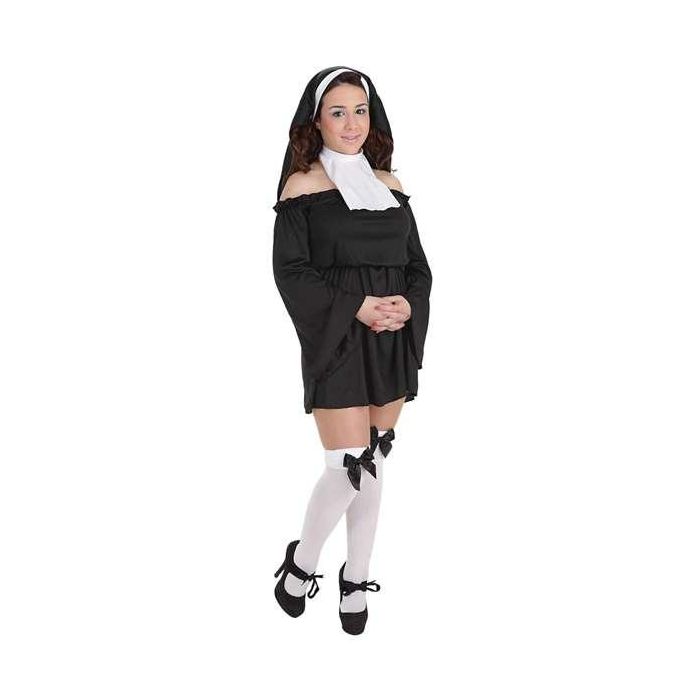 Disfraz adulto monja sexy talla l Disfraz adulto monja sexy talla l