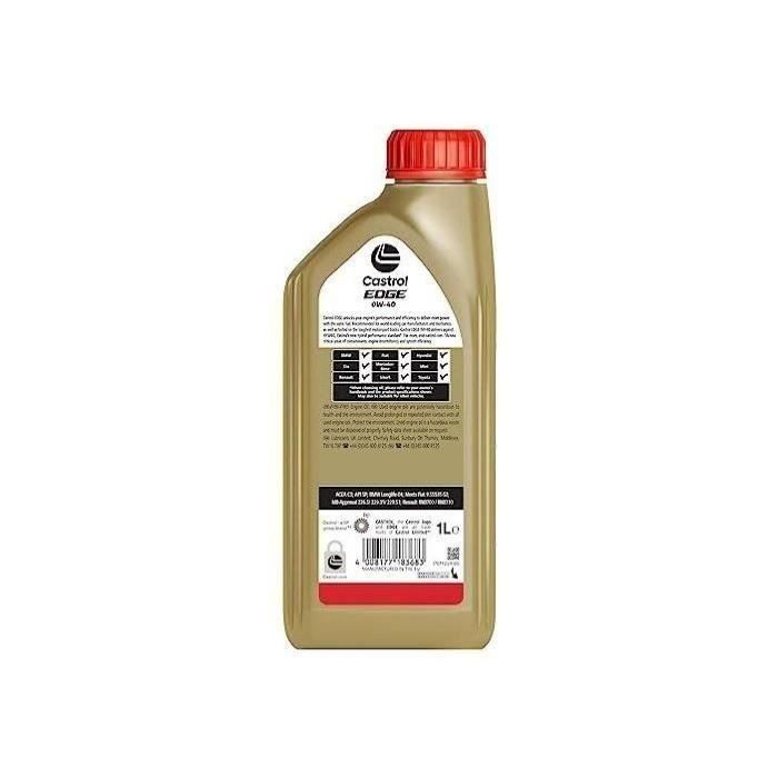 Aceite de motor - CASTROL - EDGE 0W-40 - 1L 2