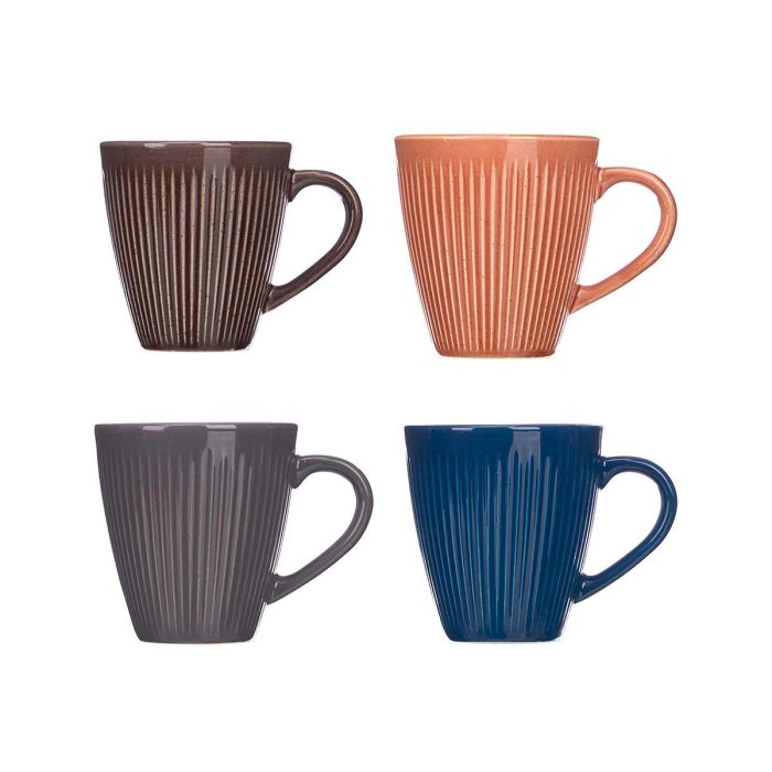 Taza Ceramica Rayas 9Cm Colores Oscuro Surtidos Vessia (240 Unidades) 1 Taza Ceramica Rayas 9Cm Colores Oscuro Surtidos Vessia (240 Unidades) 1
