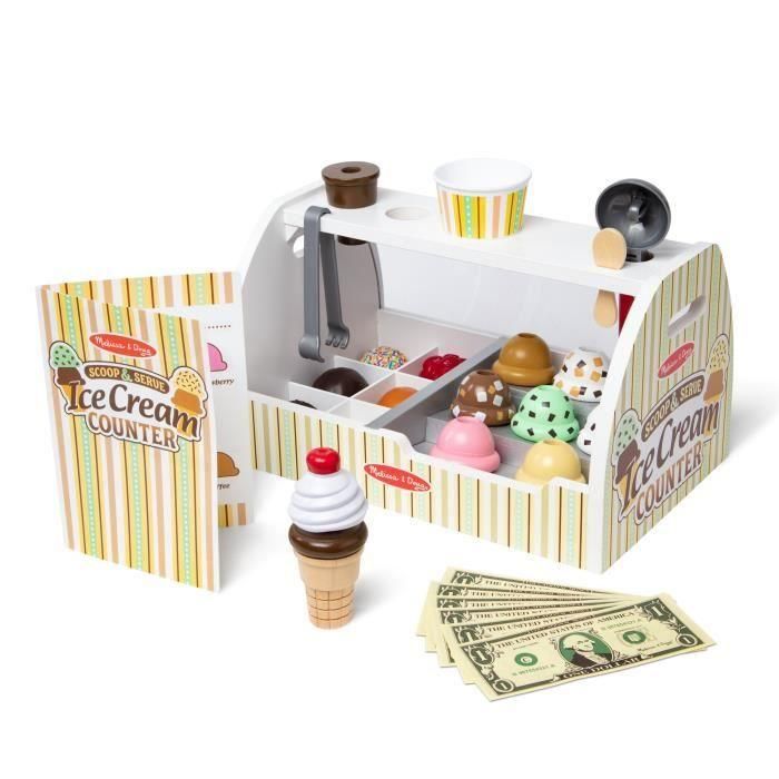 Melissa & Doug SPI6074905 - Juego de simulación Dispensador de Helado con Accesorios - 28 Piezas - Edades 3+ 2 Melissa & Doug SPI6074905 - Juego de simulación Dispensador de Helado con Accesorios - 28 Piezas - Edades 3+ 2