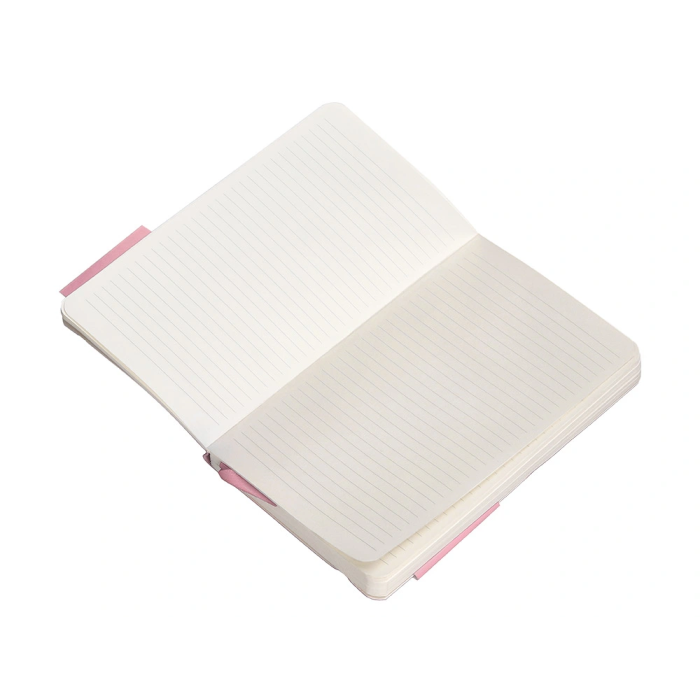 Antartik Cuaderno A6 Tapa Blanda Rayas Rosa Pastel 100 Hojas 80 gr FSC 8