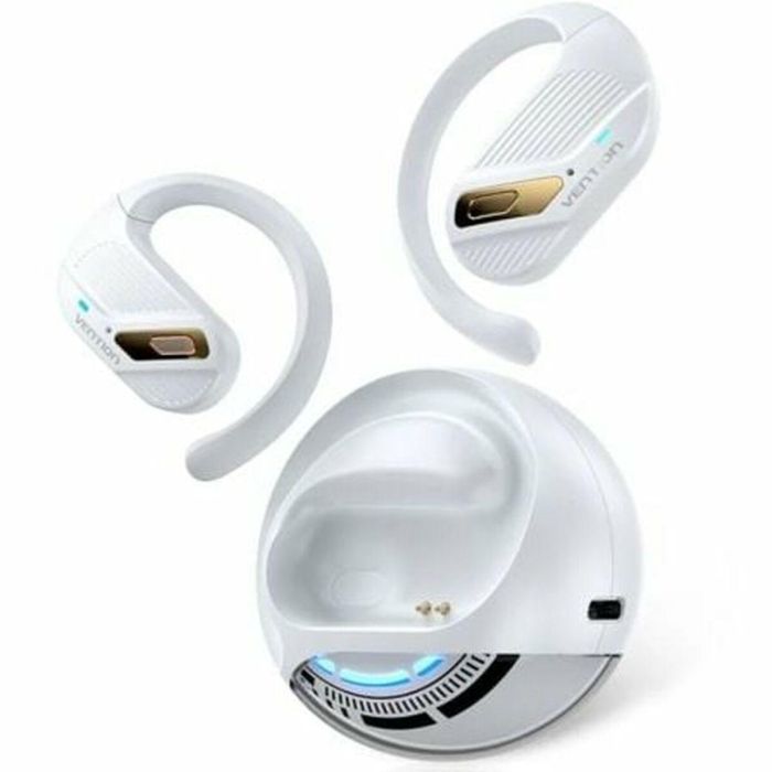 Vention NBUW0 Auriculares Deportivos Bluetooth Open Ear OpenBeat O12 con Gancho para la Oreja, Estuche de Carga, Blancos, IPX4 Vention NBUW0 Auriculares Deportivos Bluetooth Open Ear OpenBeat O12 con Gancho para la Oreja, Estuche de Carga, Blancos, IPX4