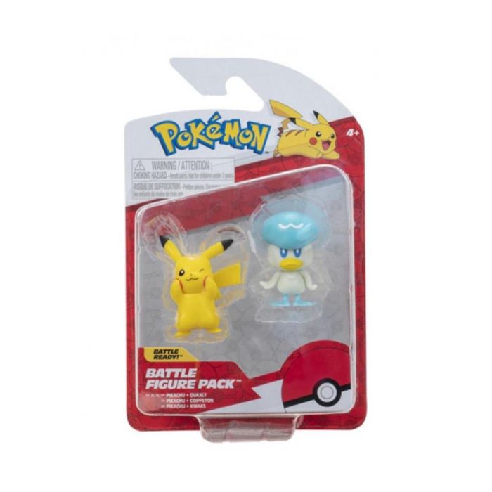 Jazwares Pokemon Pack Doble Generación IX con Pikachu y personajes iniciales Fuecoco, Quaxley o Sprigatito 0 Jazwares Pokemon Pack Doble Generación IX con Pikachu y personajes iniciales Fuecoco, Quaxley o Sprigatito 0