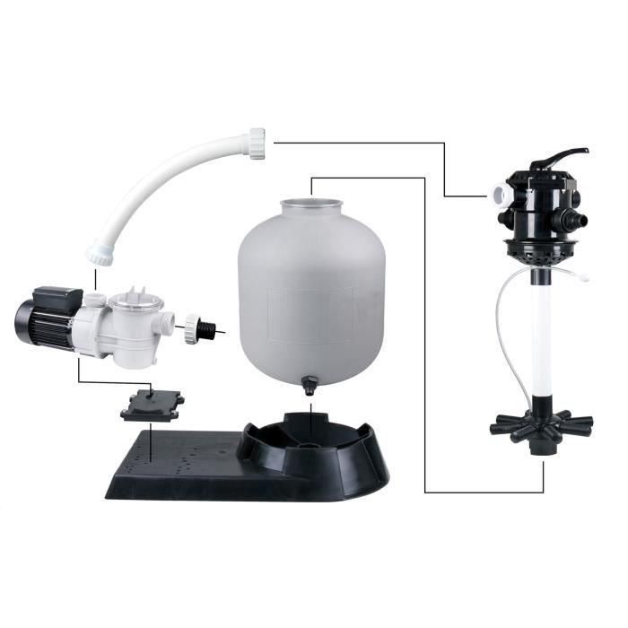 UBBINK Kit de filtración de arena para piscinas - 6m3 / h 3 UBBINK Kit de filtración de arena para piscinas - 6m3 / h 3