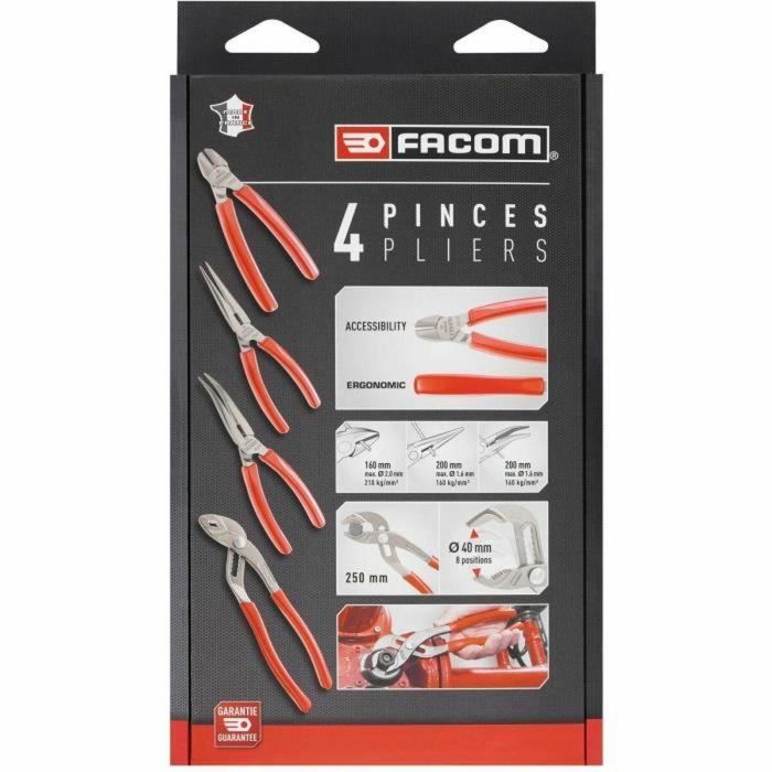 Facom Juego de 4 Alicates GJP.A4PB Serie G 2