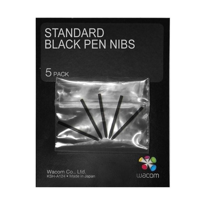 Wacom Standard Pen Nibs Puntas de Recambio para Lápiz Digital Negro 1