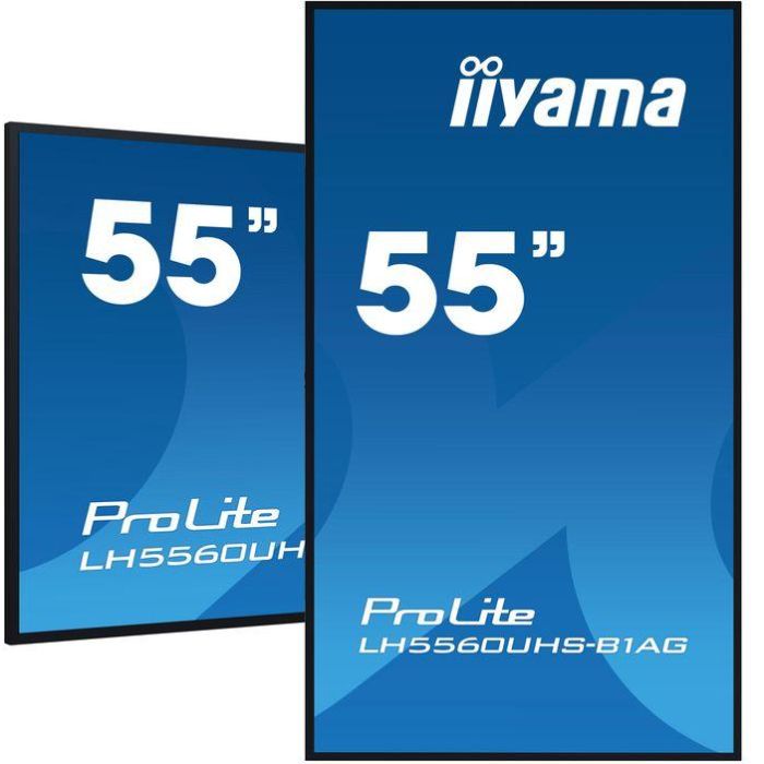 iiyama 55" 3840x2160, UHD VA panel, Haze 25% 500cd/m², Landscape and Portrait 14