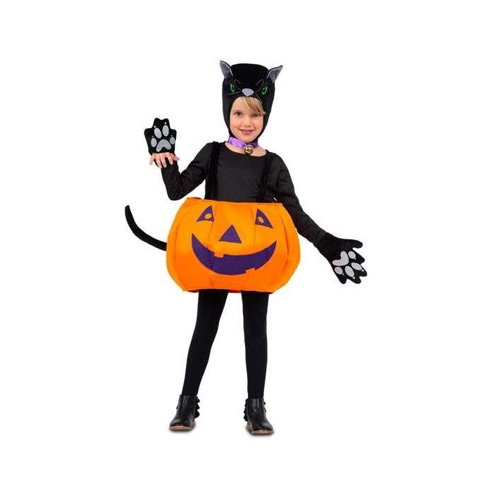 Disfraz infantil gato calabaza talla unica Disfraz infantil gato calabaza talla unica