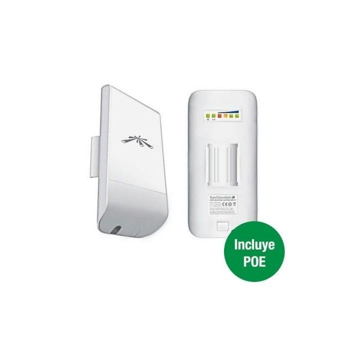 Ubiquiti NanoStationM CPE 2.4 GHz, 10/100 Ethernet RJ-45, 32 MB SDRAM, 8 MB Flash, 5+ km, PoE