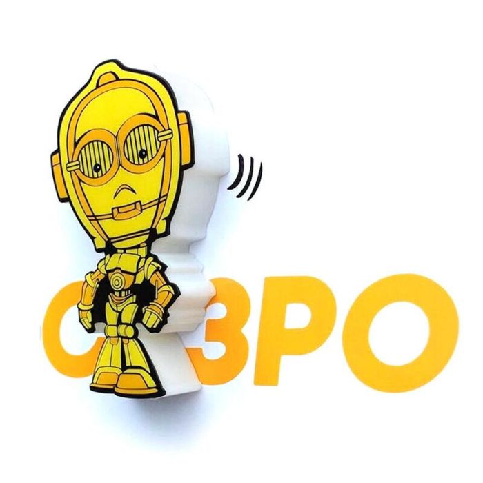 3D Light FX Lámpara 3D LED Mini C-3PO Star Wars que no se calienta 3 3D Light FX Lámpara 3D LED Mini C-3PO Star Wars que no se calienta 3
