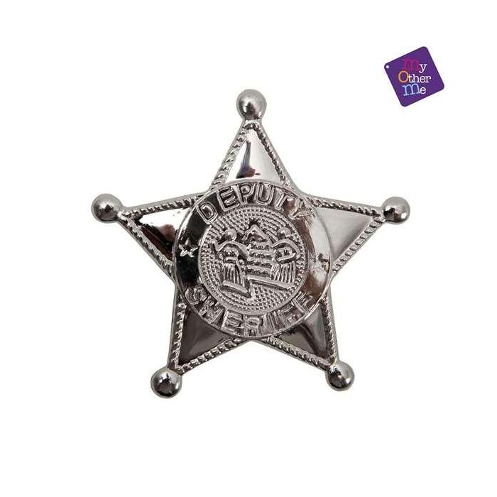 Estrella de sheriff pvc 8 cm 5 Estrella de sheriff pvc 8 cm 5