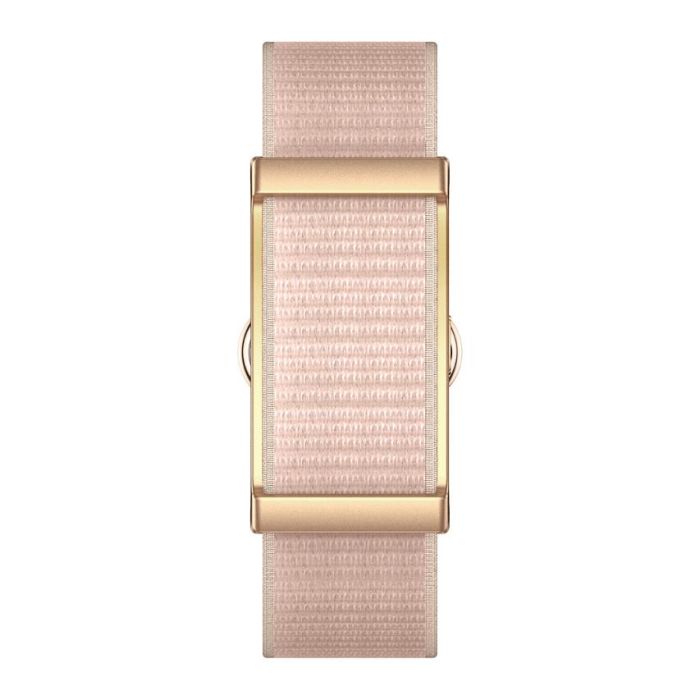 Beafon Fit 20F - Pulsera de Actividad Inteligente Impermeable IP68 con Monitor Cardíaco, Sueño, GPS y SpO2 - 25 Días Batería - Color Oro Rosa