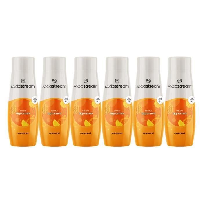Sodastream SOD7290116748733 Set de 6 Concentrados de Sabor Citrus 440ml 0 Sodastream SOD7290116748733 Set de 6 Concentrados de Sabor Citrus 440ml 0