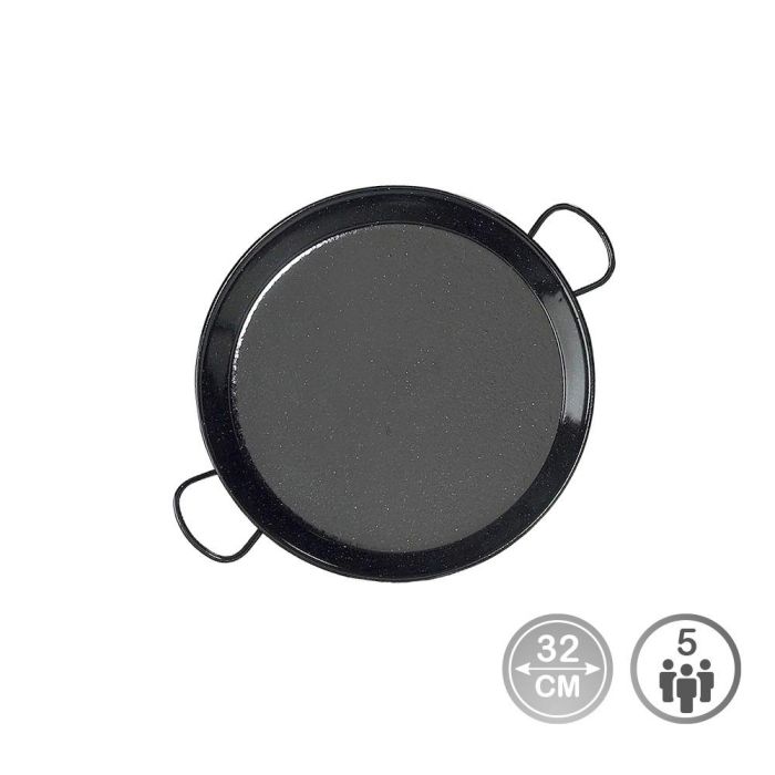 Vaello Paellera esmaltada Ø32 cm para inducción y vitrocerámica, 5 personas