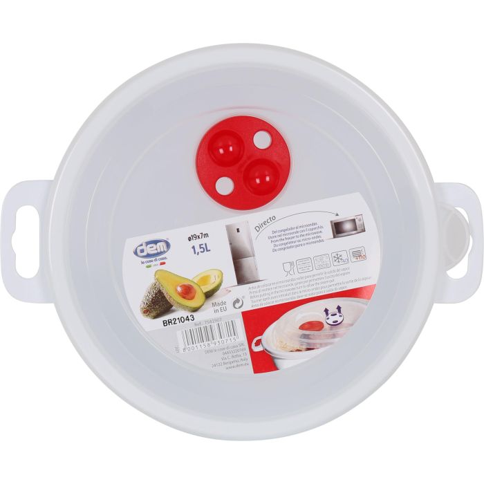 Fiambrera para microondas 1.5L - Dem (12 Unidades) 3 Fiambrera para microondas 1.5L - Dem (12 Unidades) 3