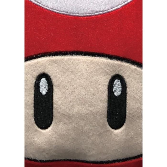 Cojín 3D - MARIO BROS - Champiñón - Microfibra - 40 cm 2 Cojín 3D - MARIO BROS - Champiñón - Microfibra - 40 cm 2