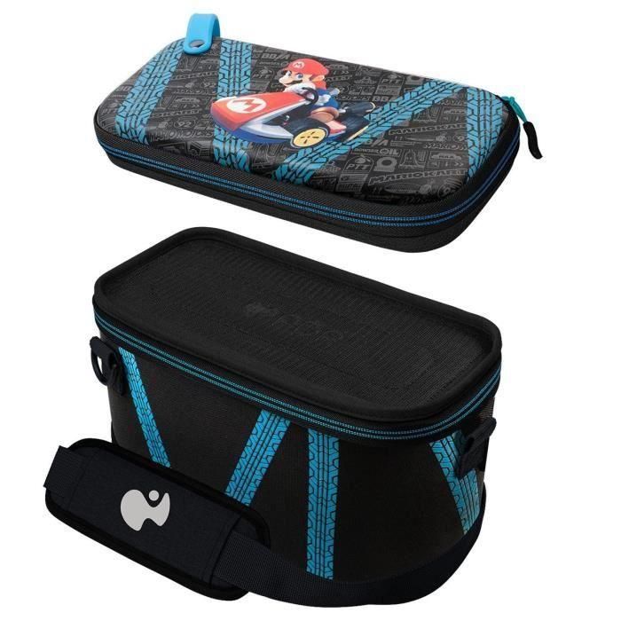 Bolsa de viaje - PDP - Brillo nocturno - Mario Kart Drift - Nintendo Switch - Negro 3