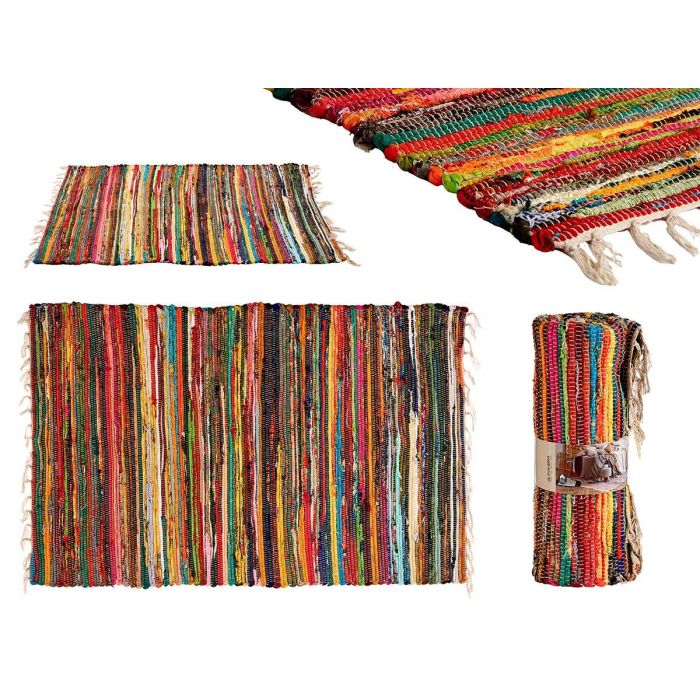 Jarapa Multicolor 80x120 cm - 100% Algodón - Giftdecor (6 Unidades) Jarapa Multicolor 80x120 cm - 100% Algodón - Giftdecor (6 Unidades)