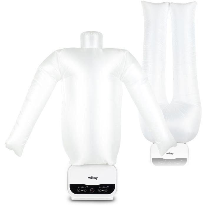 Maniquí de planchado - HKoeNIG - Magic Pressing - 1200 W - Con funda para pantalón - Blanco 4