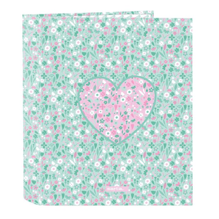 Carpeta de anillas Safta Cuore Menta A4 27 x 33 x 6 cm 1 Carpeta de anillas Safta Cuore Menta A4 27 x 33 x 6 cm 1