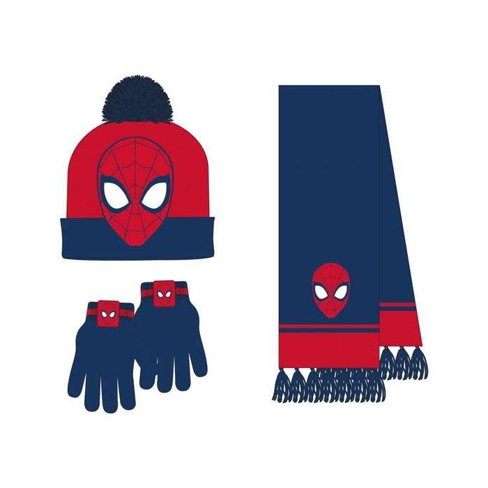 Conjunto 3 piezas bufanda spiderman 20.0 x 2.0 x 52.0 cm