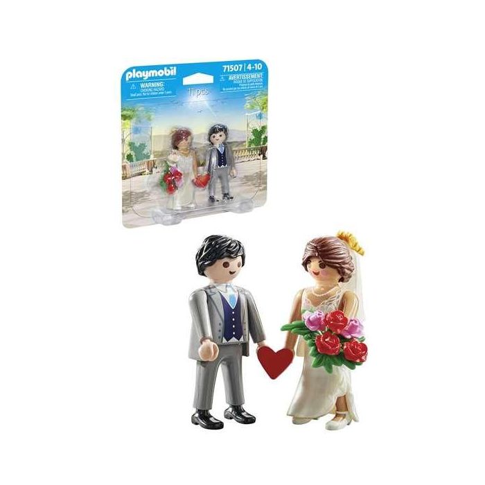 Playmobil Pareja de Novios con Accesorios para Mayores de 3 Años 1 Playmobil Pareja de Novios con Accesorios para Mayores de 3 Años 1