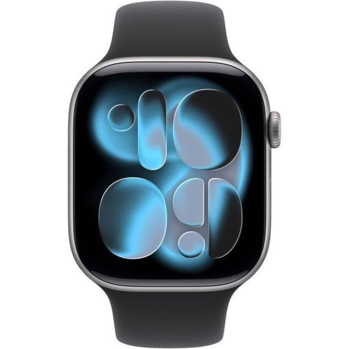 Apple Watch S11 Aluminio 46mm GPS 64GB Gris Espacial con Correa Deportiva Negra S/M 14 Apple Watch S11 Aluminio 46mm GPS 64GB Gris Espacial con Correa Deportiva Negra S/M 14