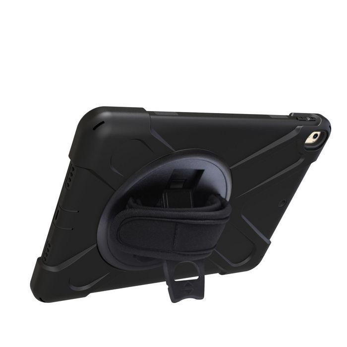 eSTUFF Funda Defender AUSTIN Antichoque para iPad Pro 10.5/Air 10.5 - Soporte Giratorio 360°, Correa Mano y Hombro - Negra 2