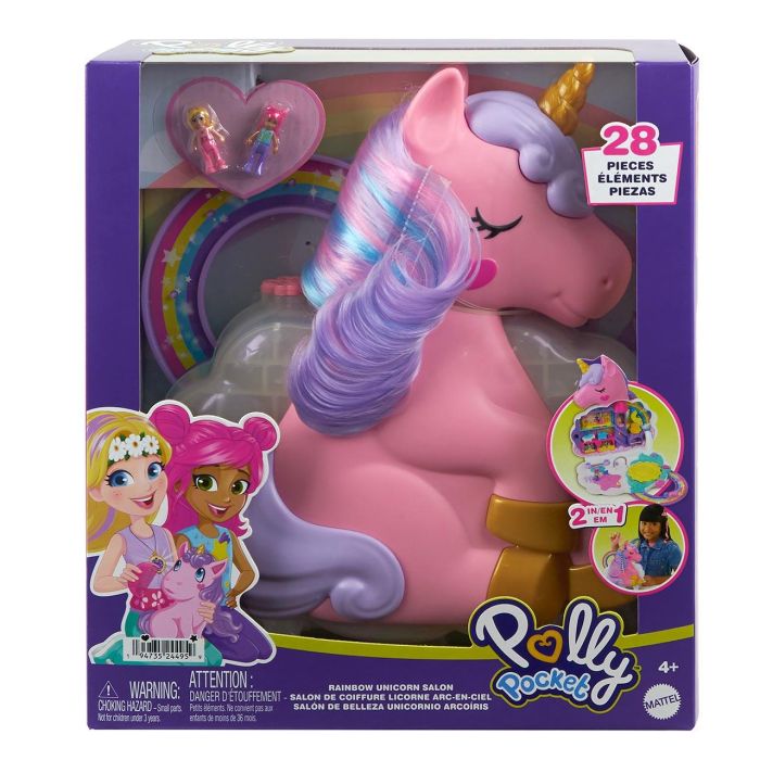 Salón De Belleza Unicornio Polly Pocket Hyd97 Mattel 1