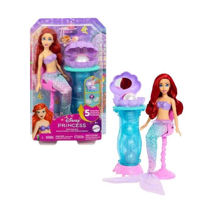 Muñeca ariel disney princess con tocador. Muñeca ariel disney princess con tocador.