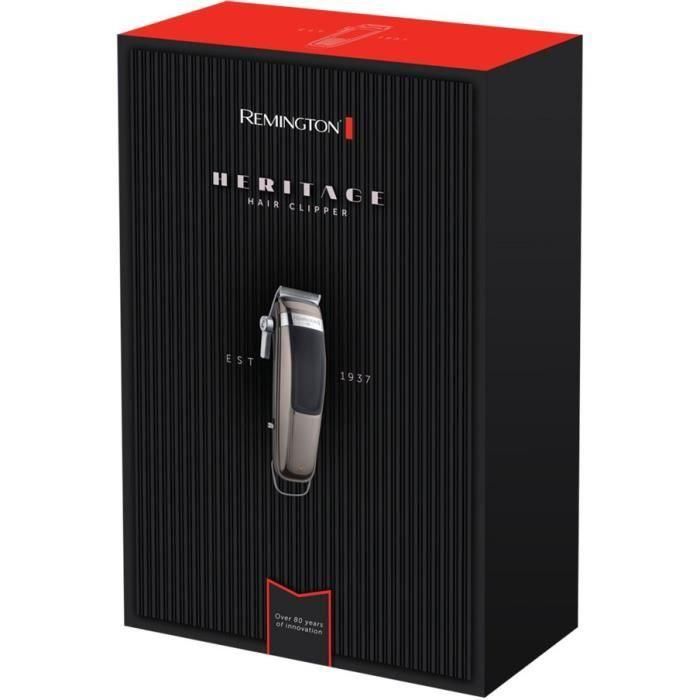 Cortadora de cabello profesional Remington HC9100 Heritage - Cuchillas extraíbles y lavables - Motor profesional - 11 zuecos 1