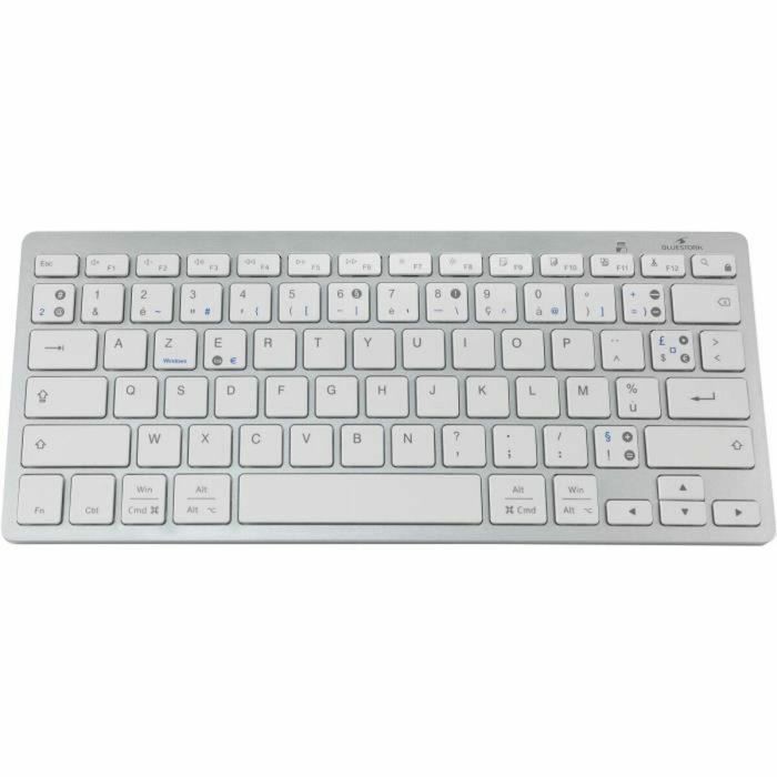 Bluestork KB-MINI-PC-MAC/FR Teclado Bluetooth Doble Diseño PC MAC