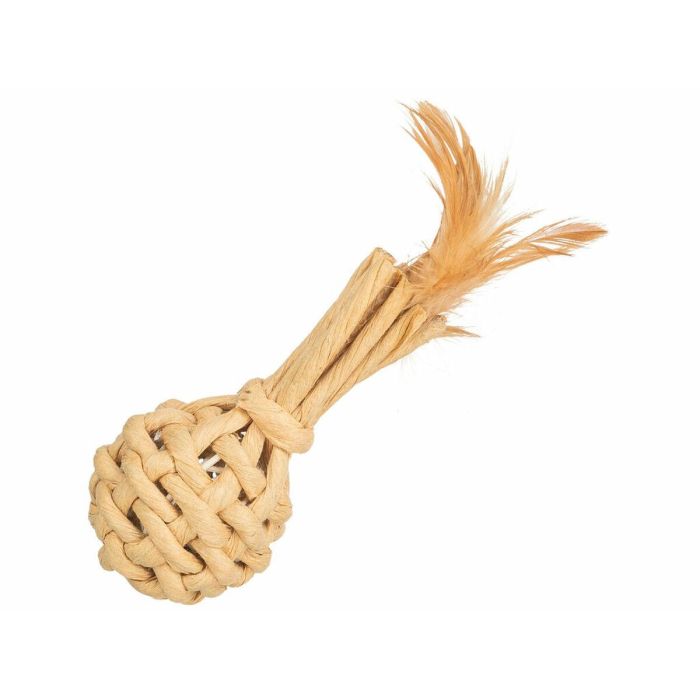 Juguete para gatos Trixie XXL Marrón Plumas 2 Juguete para gatos Trixie XXL Marrón Plumas 2