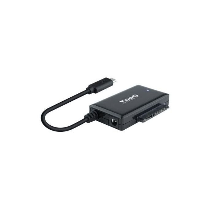 TooQ TQHDA-02C Adaptador USB-C a SATA para Discos Duros SSD/HDD 2.5" y 3.5" USB 3.1 Gen1 5Gbps Negro, compatible SATA I/II/III. 0 TooQ TQHDA-02C Adaptador USB-C a SATA para Discos Duros SSD/HDD 2.5" y 3.5" USB 3.1 Gen1 5Gbps Negro, compatible SATA I/II/III. 0