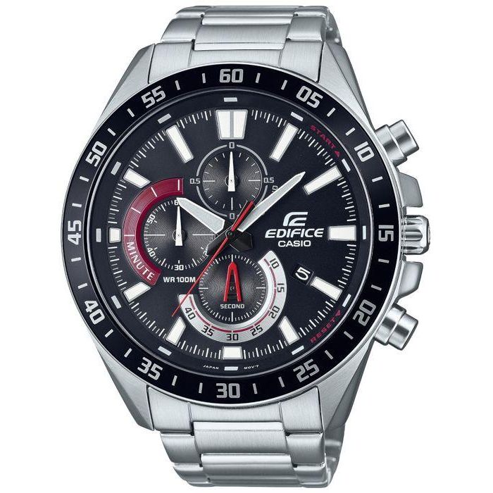 Casio Edifice Reloj de acero inoxidable gris Casio Edifice Reloj de acero inoxidable gris
