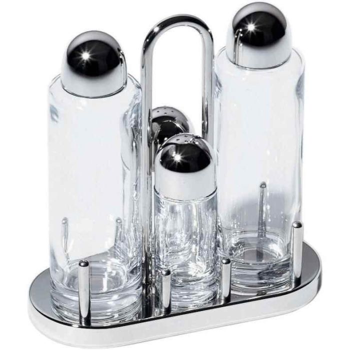 Alessi 5070 Servicio de 4 Piezas Acero Inoxidable 18/10 para Condimentos