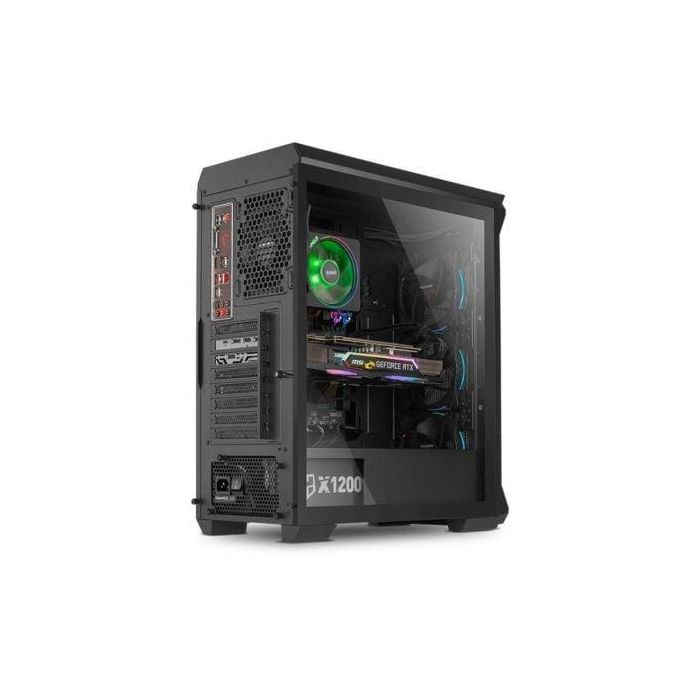 NOX Hummer Quantum Mini Torre ARGB con 4 Ventiladores de 120mm, Chasis de Cristal Templado, Soporte Placas ATX/mATX/ITX, Negro 3 NOX Hummer Quantum Mini Torre ARGB con 4 Ventiladores de 120mm, Chasis de Cristal Templado, Soporte Placas ATX/mATX/ITX, Negro 3