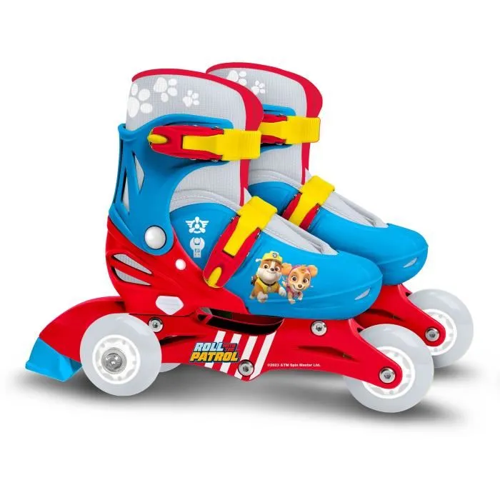 Paw Patrol Patines en Línea Dos en Uno PAW3496274503014 Tri Skate Roller 3 Ruedas Talla Ajustable 27-30 1 Paw Patrol Patines en Línea Dos en Uno PAW3496274503014 Tri Skate Roller 3 Ruedas Talla Ajustable 27-30 1