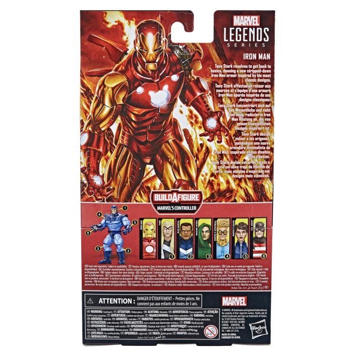 Hasbro Figura Marvel Legends Iron Man - Figura articulada de PVC 15 cm con cabeza y manos opcionales 4 Hasbro Figura Marvel Legends Iron Man - Figura articulada de PVC 15 cm con cabeza y manos opcionales 4