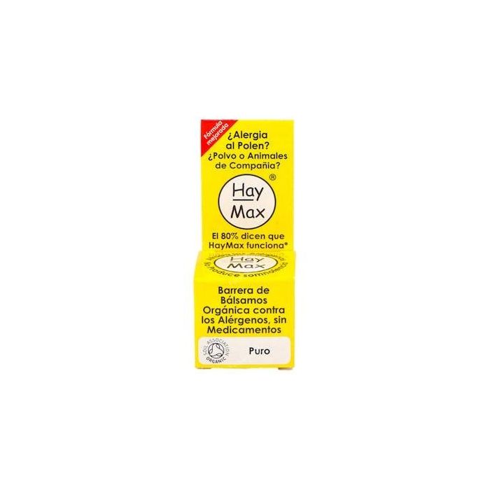 Hay Max Bálsamo Nasal Orgánico Contra Alérgenos 5ml - Reduce Polen, Polvo y Alérgenos de Mascotas