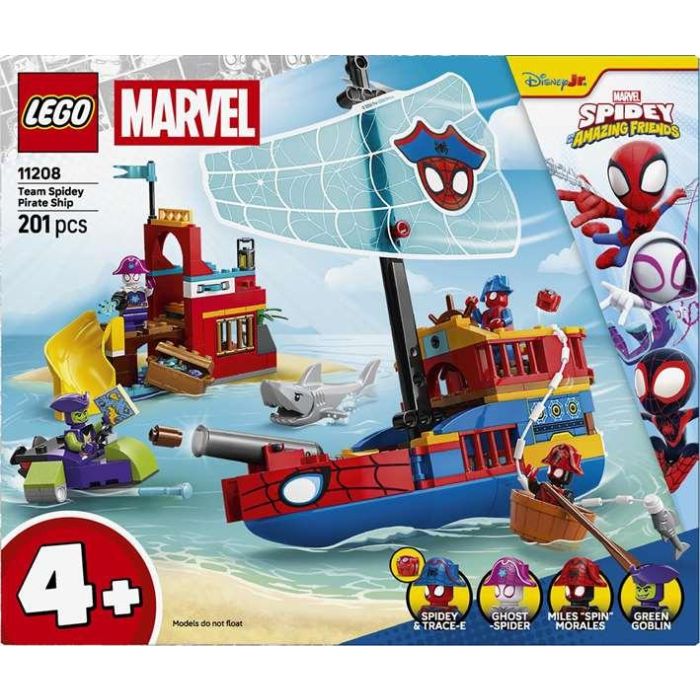 Juego de construccion barco pirata del equipo spidey lego spidey 2