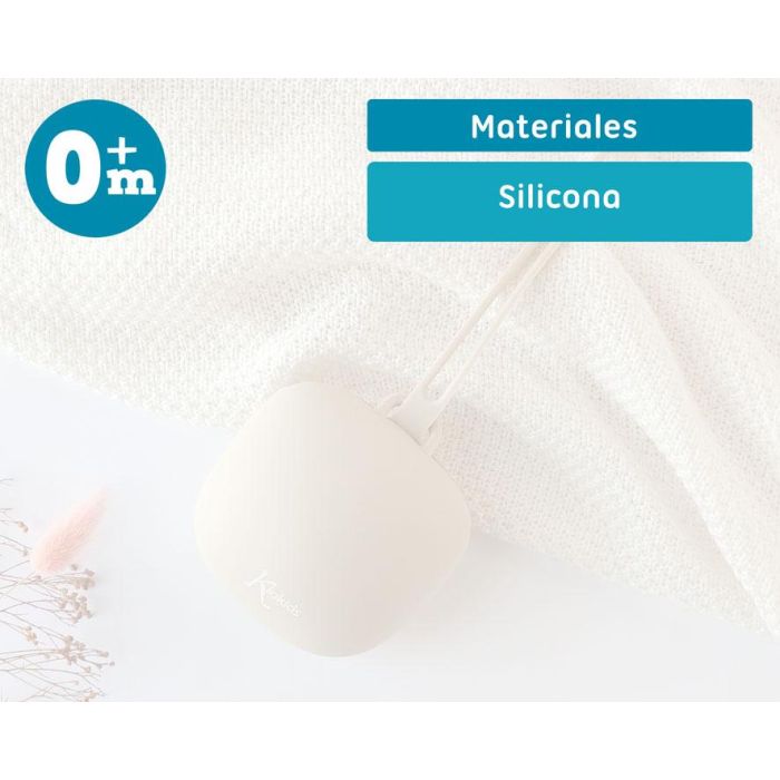 KioKids Portachupetes de Silicona Beige Higiénico y Seguro con Lazo para Colgar | Capacidad 1 Chupete | Para Bebés +0 Meses 4 KioKids Portachupetes de Silicona Beige Higiénico y Seguro con Lazo para Colgar | Capacidad 1 Chupete | Para Bebés +0 Meses 4