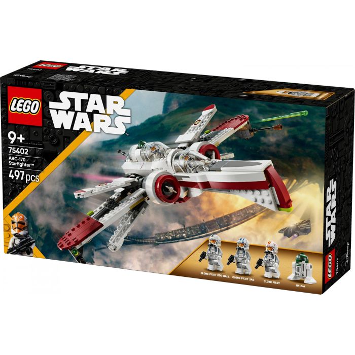 LEGO 75402 Star Wars ARC-170 Set de Construcción de Caza La Venganza de los Sith para Niños 9 Años 9