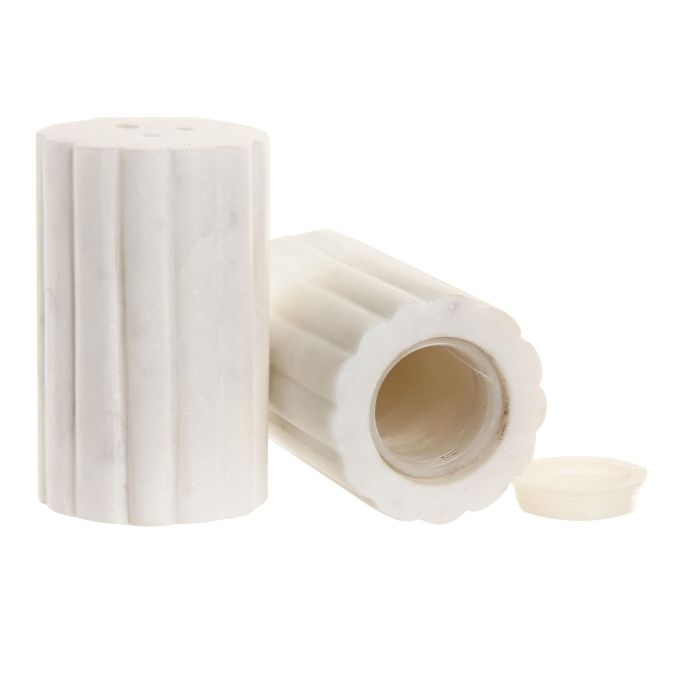 Salero Urban DKD Home Decor Blanco 4.5 x 8 x 4.5 cm Set de 2 2 Salero Urban DKD Home Decor Blanco 4.5 x 8 x 4.5 cm Set de 2 2