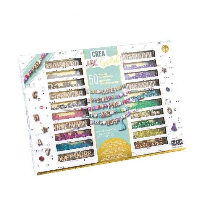 Nice Set Perlas Precious Gold para Crear Tus Propias Pulseras 33x24x3 cm 1