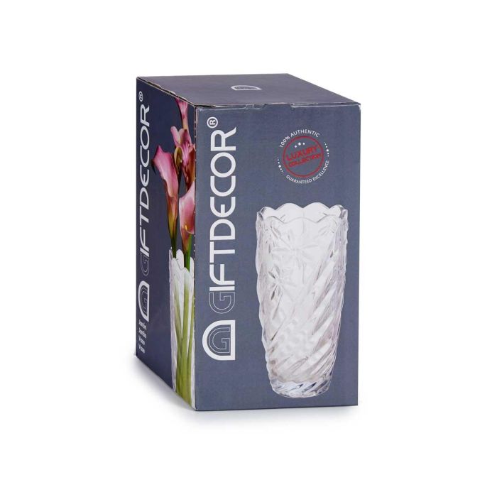 Florero Margaritas 19,5 cm Cristal Transparente - Giftdecor (16 Unidades) 2 Florero Margaritas 19,5 cm Cristal Transparente - Giftdecor (16 Unidades) 2