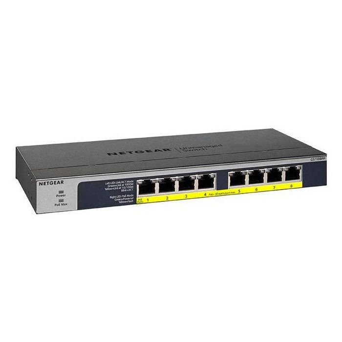 Switch de Armario Netgear GS108PP-100EUS 16 Gbps