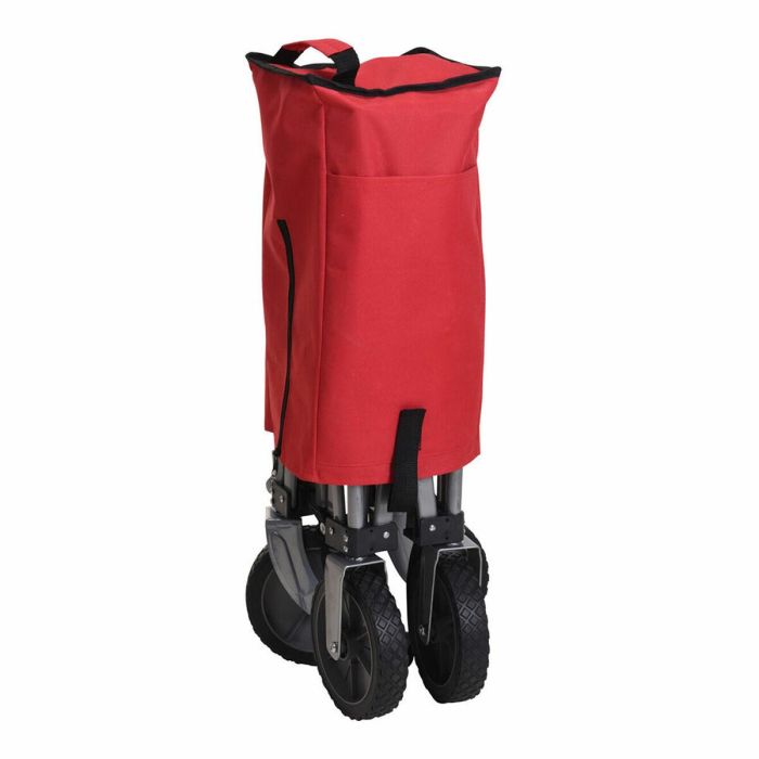 Carro de playa plegable 79x107x54cm color rojo 4 Carro de playa plegable 79x107x54cm color rojo 4