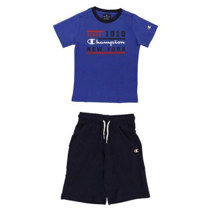 Conjunto Deportivo para Niños Champion Azul 2 Piezas 0 Conjunto Deportivo para Niños Champion Azul 2 Piezas 0
