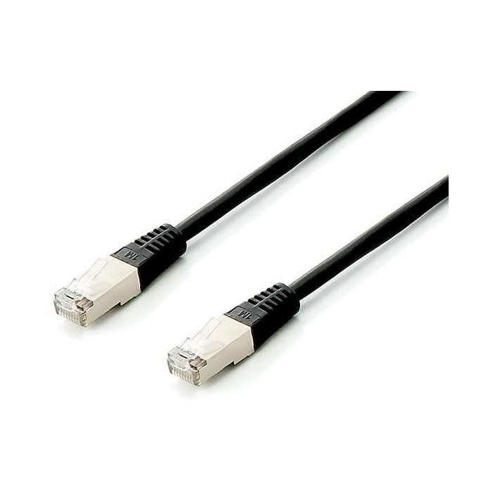 EQUIP 645697 Patchkabel Cat6A S/FTP 2xRJ45 0.50m sw Plat. Pack 10 uds 1 EQUIP 645697 Patchkabel Cat6A S/FTP 2xRJ45 0.50m sw Plat. Pack 10 uds 1